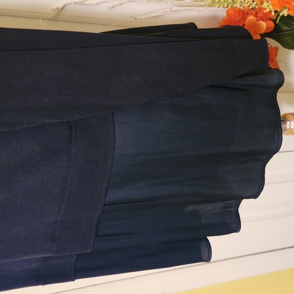 H&M Long Sleeve Navy Tunic Sweater NWOT - Picture 3 of 6